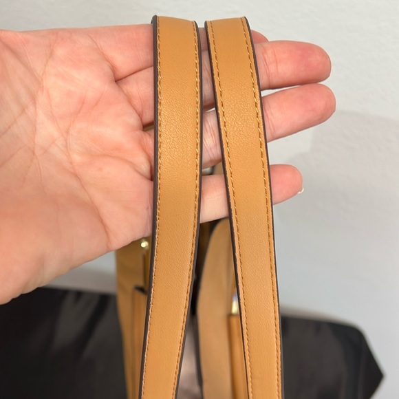 Sondra Roberts Squared | Stone Vegan Leather Tote Satchel Shoulder Bag - Picture 6 of 13